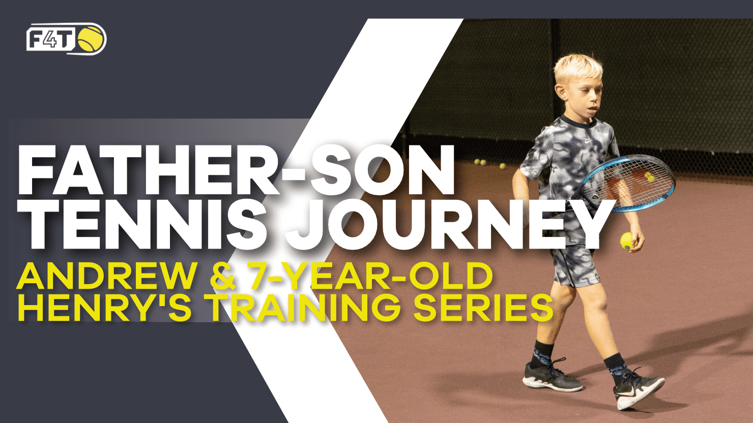 Father-Son Tennis Journey: Andrew & 7-Year-Old Henry's Training Series